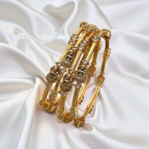 Gold laxmi bangles