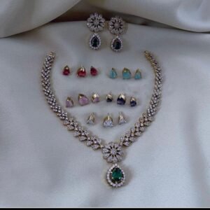 temple design matte finish earrings