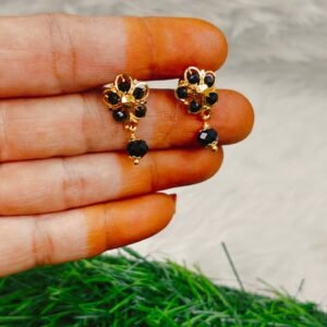 micro plated pearl drop earrings