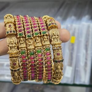 traditional bridal bangles 6 pieces combo